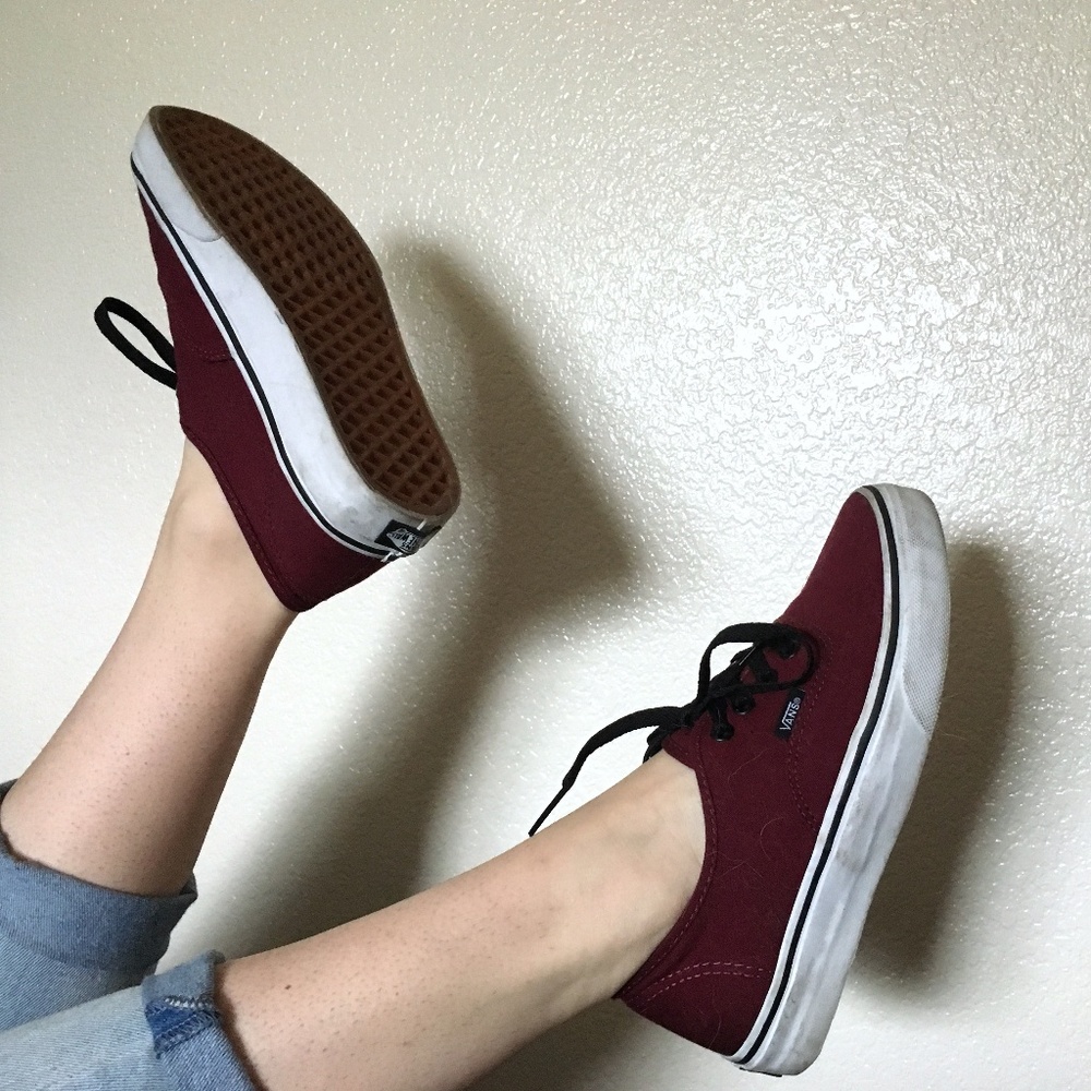 Maroon Vans
